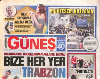 Güneş Gazetesi 12 Mayıs 2014 - Hülya Avşar Paramı Kocama Yedirmem GZ106394 - 1