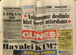 Güneş Gazetesi 13 Eylül 1986 - Oyuna Getirildiğini Söyleyen Arzu Tok Üzgün Mahvoldum GZ72183 - 1