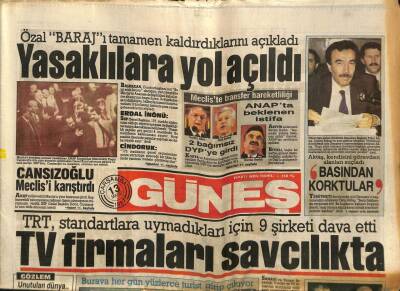Güneş Gazetesi 13 Mayıs 1987 - ODTÜde Silahlı Örgüt GZ60668 - 1