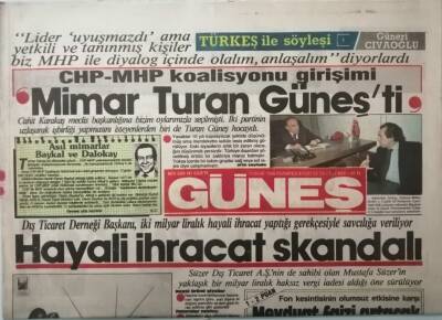 Güneş Gazetesi 13 Ocak 1986 DYPye Göre Özalın Modeli Artık Demode -GZ37406 - 1