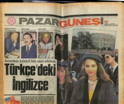 Güneş Gazetesi 14 Aralık 1986 - Amerikan Kültürü Bizi Nasıl Etkiledi GZ61623 - 2