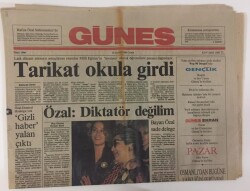 Güneş Gazetesi 14 Aralık 1990 - Tarikat Okula Girdi GZ13232 - 2