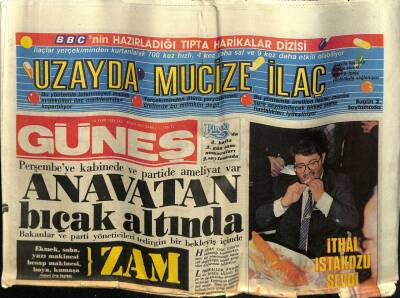 Güneş Gazetesi 14 Ekim 1986 - Doğum Günü Hediyesi GZ58344 - 1