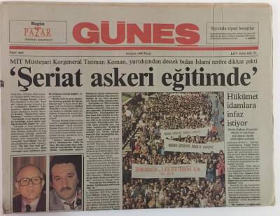 Güneş Gazetesi 14 Ekim 1990 - Özal Körfezde Ucuz Petrol Arayacak GZ18406 - 1