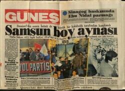 Güneş Gazetesi 14 Eylül 1986 - Yunanistanda Deprem 6 Ölü , 260 Yaralı Var GZ72184 - 2