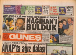 Güneş Gazetesi 14 Nisan 1988 - Türkler Dukakis'e Karşı Bush'u Destekliyor GZ157775 - Gökçekoleksiyon