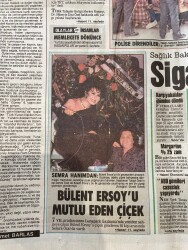 Güneş Gazetesi 14 Şubat 1988 - Bülent Ersoy'u Mutlu Eden Çiçek - Seba'ya Koç Desteği GZ151507 - 2