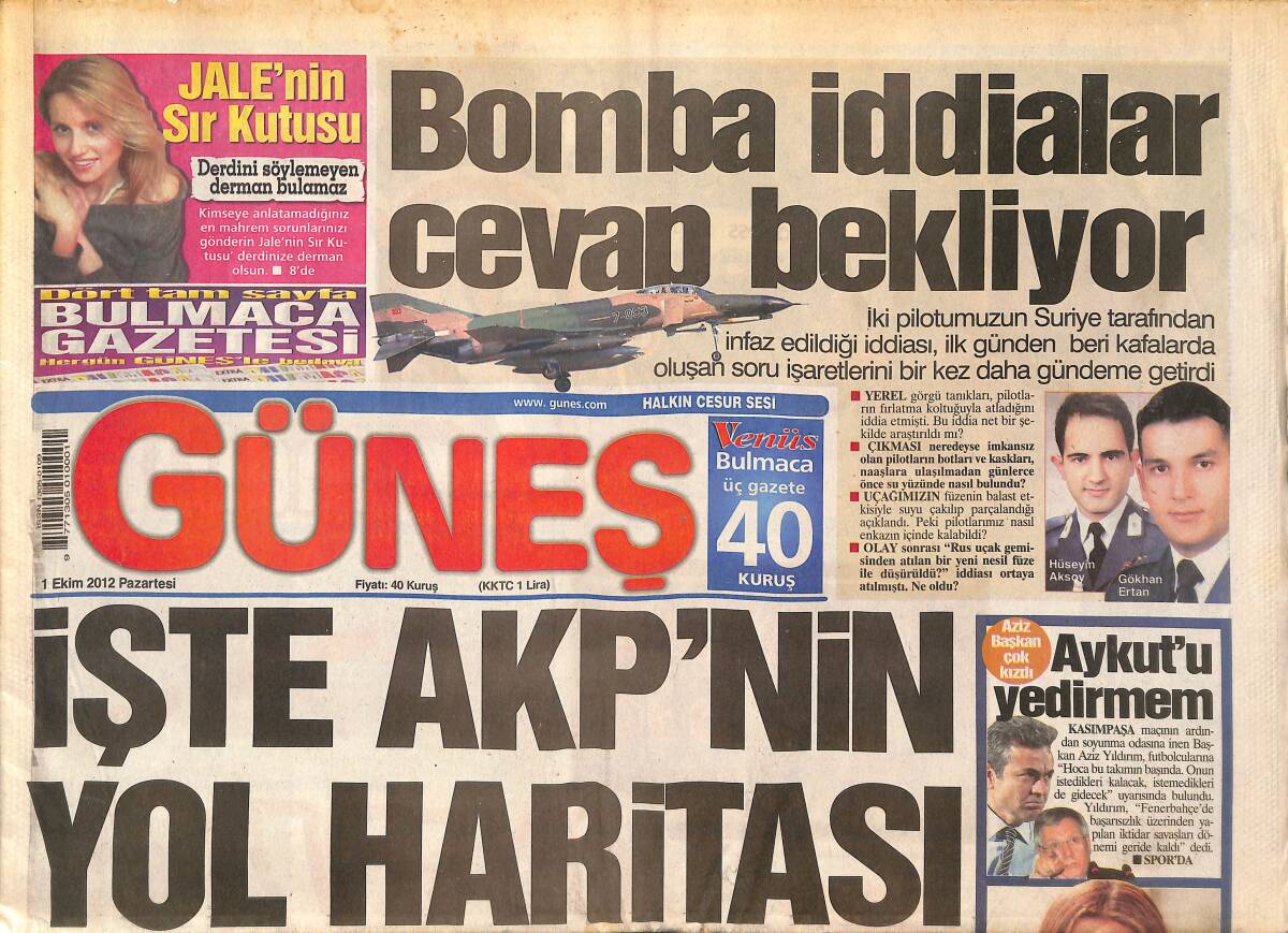 Güneş Gazetesi 14 Şubat 2013 - Gülgen Ergen'in Ödülü Elinde Kaldı! - Başbakan Erdoğan: Paşa'ya İnsani Görevimi Yaptım! GZ136691_Kopya(1) - 1
