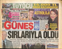 Güneş Gazetesi 15 Aralık 2013 - Yassıadanın Adı Değişti - Seda Sayan , Sevgilisinin Albümünü Kutladı GZ100811 - 1