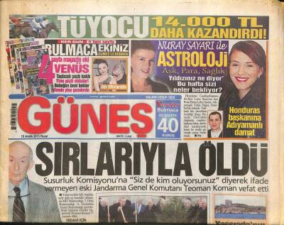 Güneş Gazetesi 15 Aralık 2013 - Yassıadanın Adı Değişti - Seda Sayan , Sevgilisinin Albümünü Kutladı GZ100811 - 2