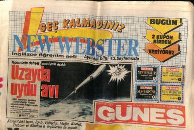 Güneş Gazetesi 15 Eylül 1985 - Doğum Günü Hediyesi GZ55728 - 1