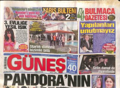 Güneş Gazetesi 15 Nisan 2012 - Abdülhamit Zamanında Türkiye GZ113306 - 1