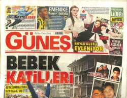 Güneş Gazetesi 15 Ocak 2016 - Emenıke Fenerbahçeyi Böldü GZ101023 - 2