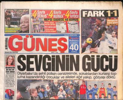 Güneş Gazetesi 16 Aralık 2013 - CHPde Sağcı Aday Krizi ! - Madiba Doğduğu Topraklarda GZ124668 - 1