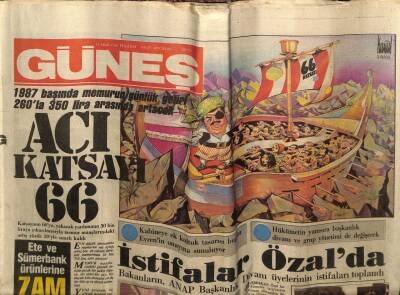 Güneş Gazetesi 16 Ekim 1986 - Doğum Günü Hediyesi GZ58342 - 1