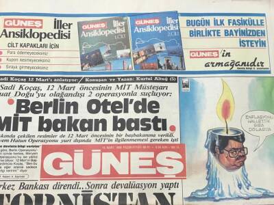 Güneş Gazetesi 16 Mart 1986- Merkez Bankası Direndi ..Sonra Devalüasyon Yaptı GZ36509 - 1