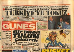 Güneş Gazetesi 16 Mayıs 1985 - Rüşvet Yüce Divanda GZ60728 - 1