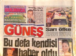 Güneş Gazetesi 16 Temmuz 2000 - Ali Kırca Asansör Boşluğundan Düştü - 8 Aylık Hamile Olan Sibel Can Son Günlerini Dinlenerek Geçiriyor GZ158267 - Gökçekoleksiyon