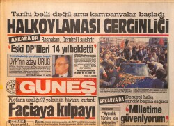 Güneş Gazetesi 17 Mayıs 1987 - Adana- Ankara Seferinde Pilotların Ustalığı 97 Yolcunun Hayatını Kurtardı GZ158235 - Gökçekoleksiyon