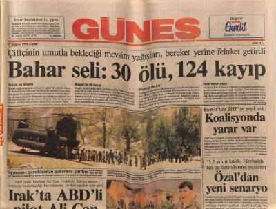 Güneş Gazetesi 17 Mayıs 1991 - İstanbul Polisine Çifte Saldırı GZ80765 - 1