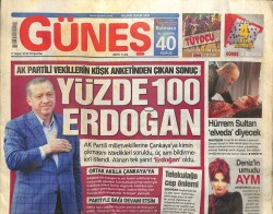 Güneş Gazetesi 17 Nisan 2014 - Deniz Sekinin Umudu AYM - Egede de Facia 8 Ölü GZ100520 - 1