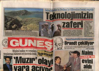 Güneş Gazetesi 18 Aralık 1986 - Doğum Günü Hediyesi GZ55766 - 1