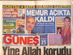 Güneş Gazetesi 18 Aralık 2006 - Teoman Stres Atıyor - Pınar Altuğ : İkimizi Ayırmak İstediler GZ157832 - Gökçekoleksiyon