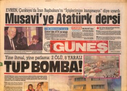 Güneş Gazetesi 18 Haziran 1987 - Galatasaray'da Kara Bulutlar - Hülya Avşar, Son Filminde Kenar Mahalle Kızı GZ158145 - Gökçekoleksiyon