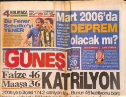Güneş Gazetesi 19 Ekim 2005 - Petek Dinçöz Sürpriz Bir Kararla Evlendi - İhsan Vardar Alzheimer Hastası Olan Eşini Vurup İntihar Etti GZ158424 - Gökçekoleksiyon