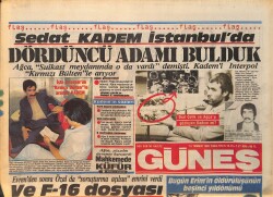 Güneş Gazetesi 19 Temmuz 1985 - Semra Türel 