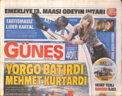 Güneş Gazetesi 2 Aralık 2014 - Manisa'daki Soma Holding Çalışanlarını SMS İle Kovdu - Yanlış Kan Verilen Çocuğa 1.4 Milyon Tazminat GZ158432 - Gökçekoleksiyon