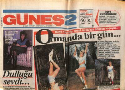 Güneş Gazetesi 2 Eki 1 Nisan 1986 - Gökben Dulluğu Sevdi GZ63044 - 2