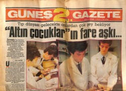 Güneş Gazetesi 2 Eki 10 Mart 1987 - Altın Çocukların Fare Aşkı GZ63158 - 1