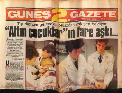 Güneş Gazetesi 2 Eki 10 Mart 1987 - Modada Afrika Rüzgarı GZ63159 - 1