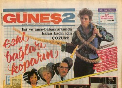 Güneş Gazetesi 2 Eki 11 Ocak 1986 - Meral Gökçe Amerika Yolcusu GZ158061 - Gökçekoleksiyon