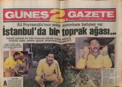 Güneş Gazetesi 2 Eki 13 Mayıs 1987 - Ali Poyrazoğlu,Bir Toprak Ağası GZ63047 - 2