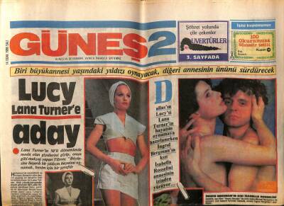 Güneş Gazetesi 2 Eki 14 Ocak 1986 - Perihan Savaşın Alışverişi Dört Saat Sürdü GZ63112 - 2