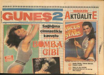 Güneş Gazetesi 2 Eki 16 Şubat 1984 - Brooke Shields , Yıldızlar Sirkinin Prensesi Seçildi GZ126992 - 1
