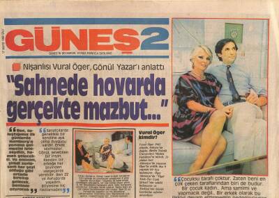 Güneş Gazetesi 2 Eki 17 Mayıs 1983 - Sahnede Fazla Kalan İbrahim Tatlıses Assolistleri Üzüyor GZ113923 - 1
