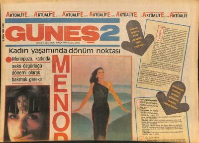Güneş Gazetesi 2 Eki 18 Kasım 1983 - Kadın Yaşamında Dönüm Noktası GZ127171 - 1