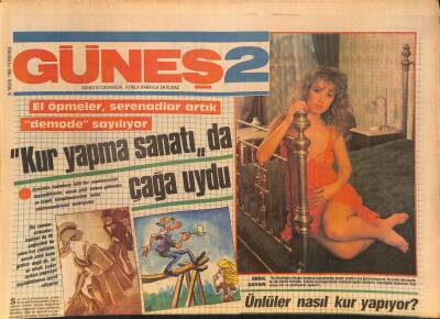 Güneş Gazetesi 2 Eki 18 Nisan 1985 - Brooke Shields Sonunda Giyinmesini Öğrendi GZ126753 - 1