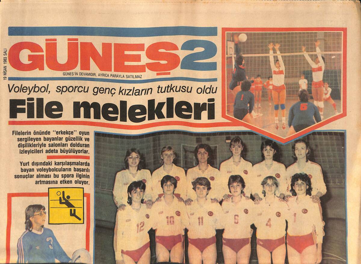 Güneş Gazetesi 2 Eki 19 Nisan 1983 - File Melekleri - Gandhi Filminin Oscar Alması GZ134628 - 1