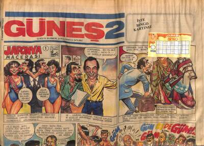 Güneş Gazetesi 2 Eki 2 Haziran 1985 - Latin Erkekleri Gözden Düştü GZ63089 - 2