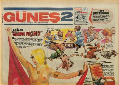 Güneş Gazetesi 2 Eki 2 Mart 1986 - Sahnede Yarım Asır Müzeyyen Senar GZ127634 - 1