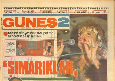Güneş Gazetesi 2 Eki 2 Şubat 1984 - Emel Sayın , Zeki Müren Beyin Korosundan Çıkıp Solist Oldu GZ126971 - 1