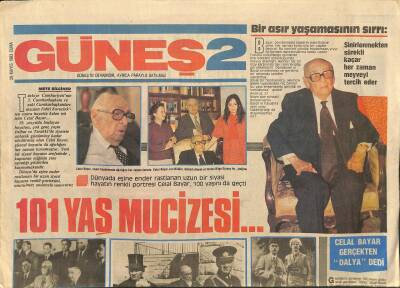 Güneş Gazetesi 2 Eki 20 Mayıs 1983 - Bayar , Çağın Ünlü Devlet Adamları Arasında Yaşayan Tek İsim GZ123347 - 1
