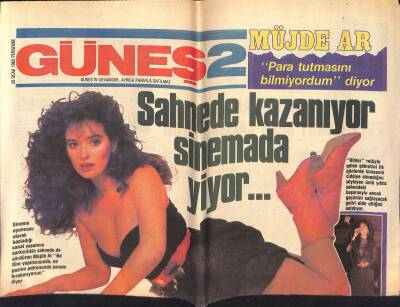Güneş Gazetesi 2 Eki 20 Ocak 1983 - Müjde Ar, Müşerref Tezcan GZ124128 - 1