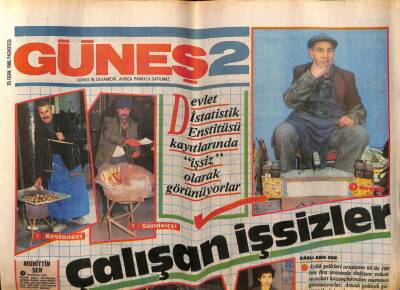 Güneş Gazetesi 2 Eki 20 Ocak 1986 - Erol Evgin Reklamlarda GZ63109 - 1