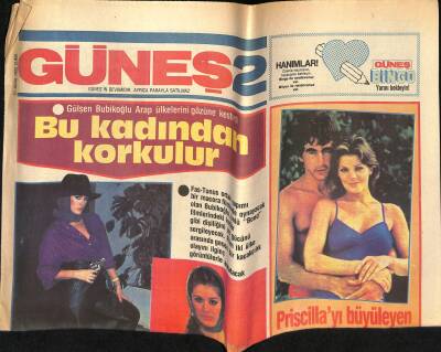 Güneş Gazetesi 2 Eki 21 Ocak 1983 - Gülşen Bubikoğlu, Priscilla Presley, Müşerref Tezcan GZ124131 - 1