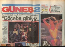 Güneş Gazetesi 2 Eki 21 Şubat 1986 - Nazan Şoray Hiç Oyuncağım Olmadı GZ63106 - 1